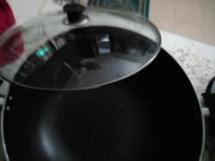 non stick cookware with glass hood