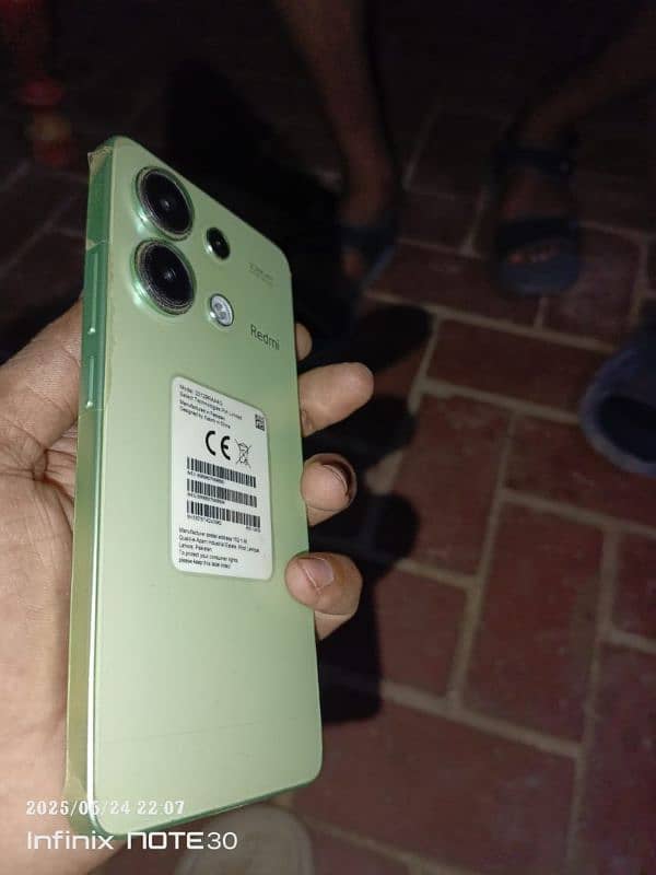 redmi note 13 No open rapir 8+128 mery super amlod display omplete box 0