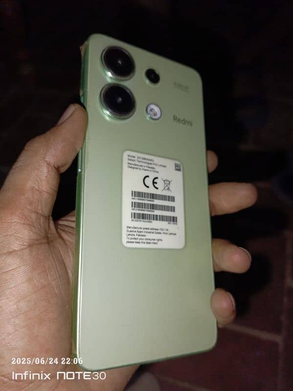 redmi note 13 No open rapir 8+128 mery super amlod display omplete box 4