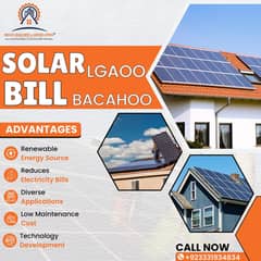 On-Grid System with A Grade inverter and panel. solar