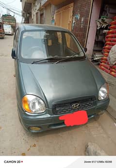 Hyundai sentro petrol and LPG and Lahore number plate