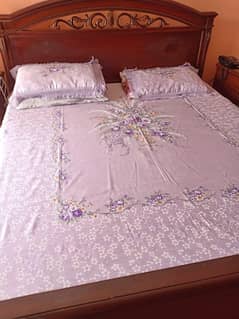 Bed Set with Dressing and Cupboard