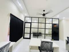 Furnished Office for Rent in Abdalian Housing Society Johar Town for (Call center + Software house + Marketing Office & Other Setup as You Want)