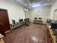 Furnished Office for Rent in Architect Housing Society for (Call center + Software house + Marketing Office & Other Setup as You Want)