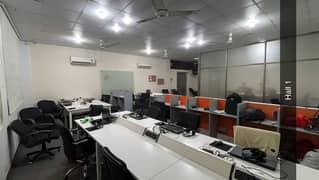 Furnished Office for Rent in Gardan Town for (Call center + Software house + Marketing Office & Other Setup as You Want)