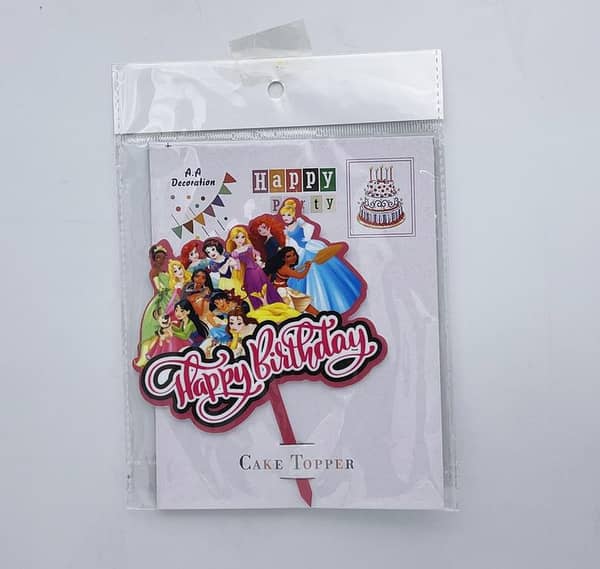 Princess Cake Topper by DELIGHTFUL: A Charming Addition for Your Child's Celebration