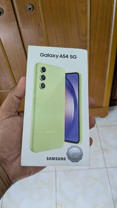 SAMSUNG A54 5G WITH BOX AND COMPLETE ACCESSORIES