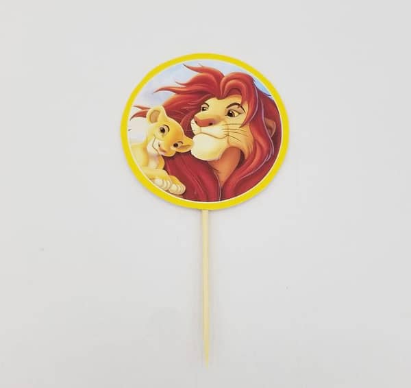Pack of 10 The Lion King Cupcake Toppers - 3.5 Inch Decorations for Birthday Parties