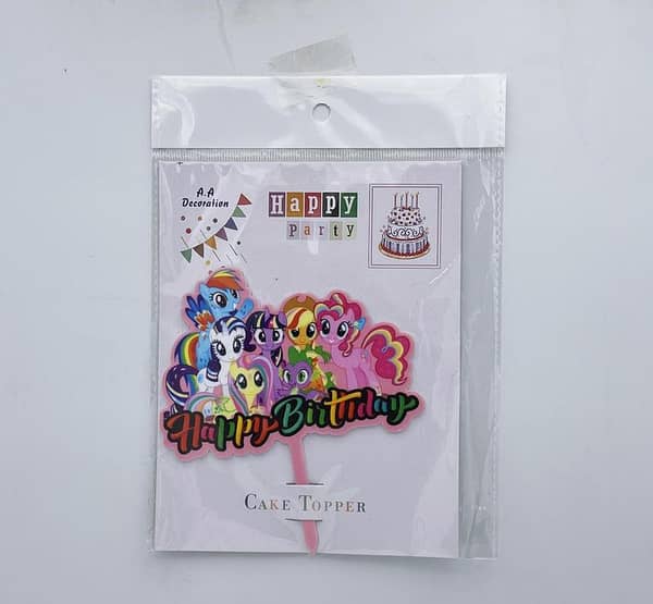 My Little Pony Cake Topper: A Charming Addition for Your Child's Celebration