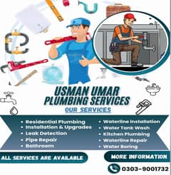 Plumber Service/Water tank Cleaning/Pipe Leak Detection/Motor Installa