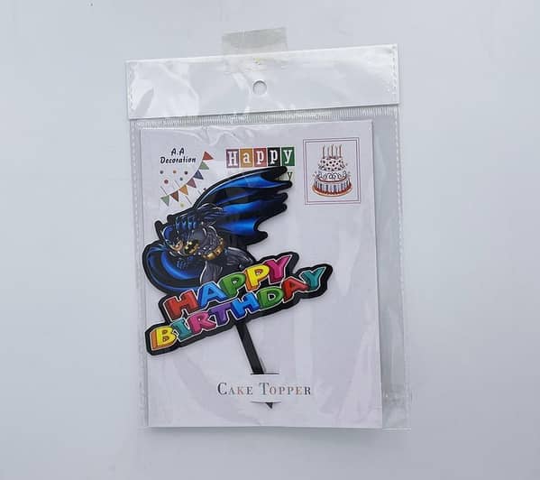 Batman Cake Topper: A Charming Addition for Your Child's Celebration