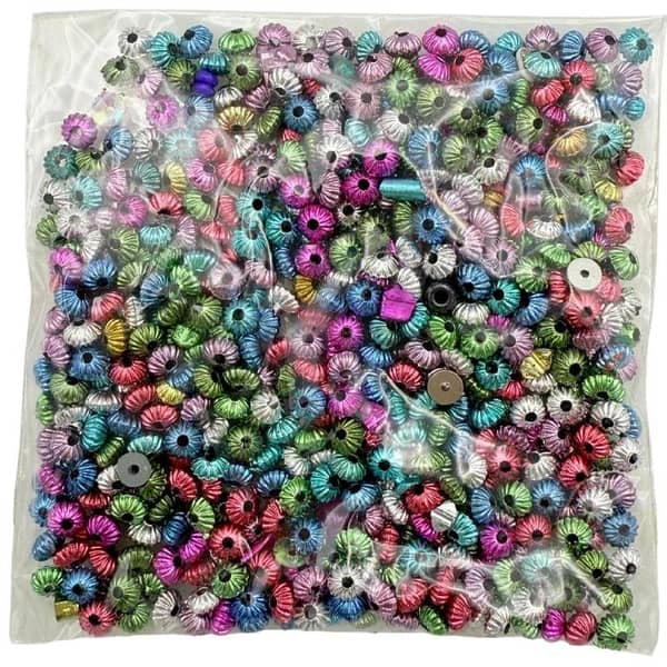 Acrylic Crystal Flower Beads - Unisex - 1 Packet for Crafting and Jewelry Making