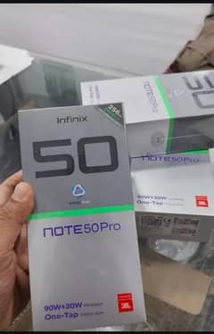 Infinix Note 50 pro 12gb 256gb 9 month warranty only mobile and box
