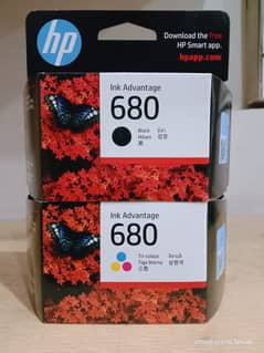 Hp 680 Black & Color Original Ink Advantage Cartridge SET