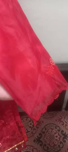 brand new dress in cherry red clr