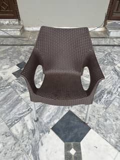 Two chair with one table