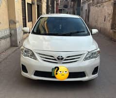 Toyota Corolla GLi 2013 available for rent with driver only