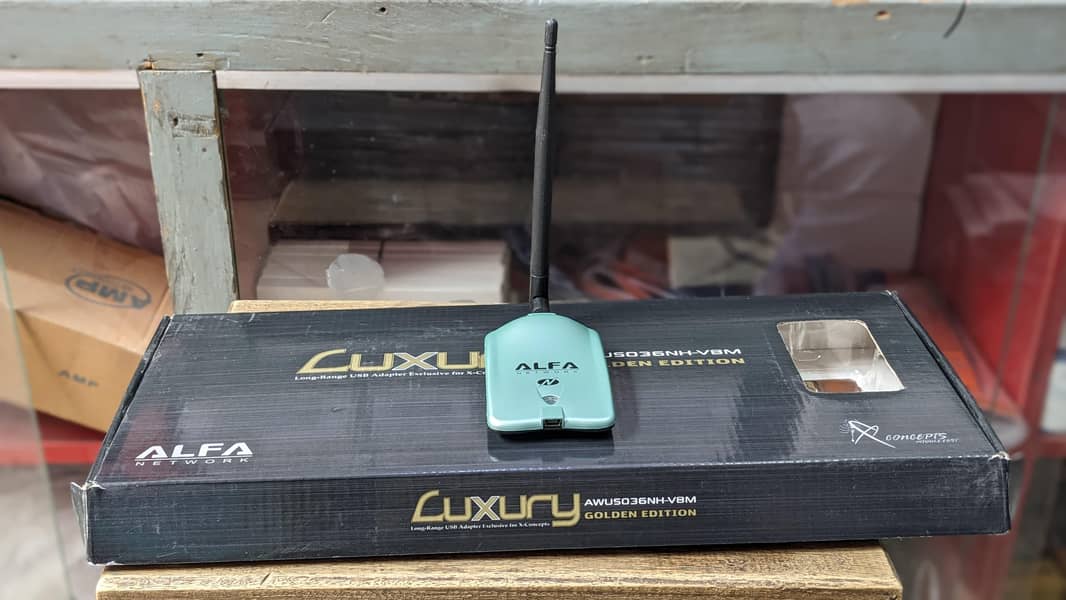 Alfa AWUS036NH WIFI Adaptar Moniter mode & packet integration spoted 0