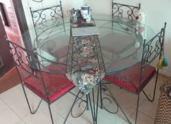 rot iron table
