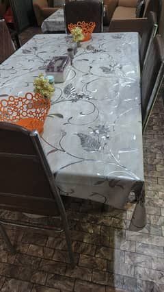 dining table with chairs  table  glass ka hai