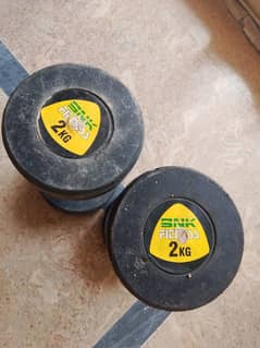 2kg Dumbbell Pair  –  Perfect for Home Workout