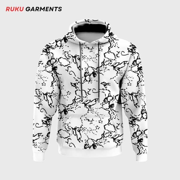 Ruku Garments Unisex All-Over Printed Hoodies for Men and Women
