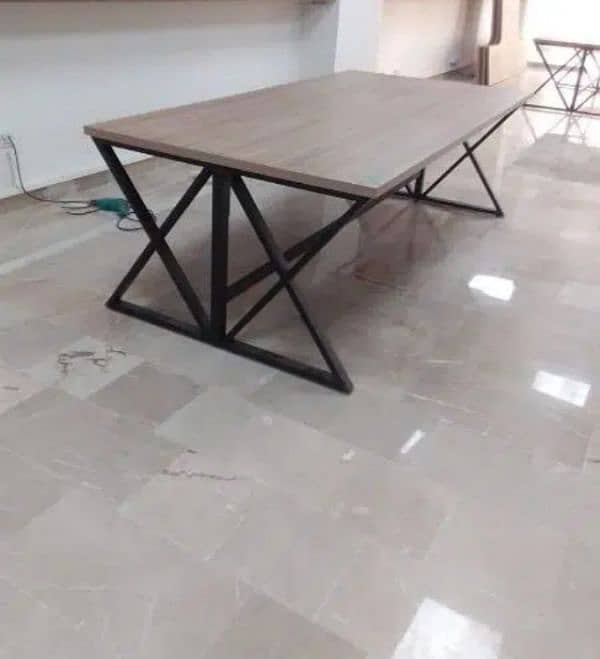 workstation,computer table,office table،table for 6person 8