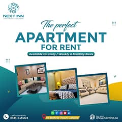 Luxury Studio/1 BHK/2 BHK available on daily basis