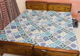 Wooden bed