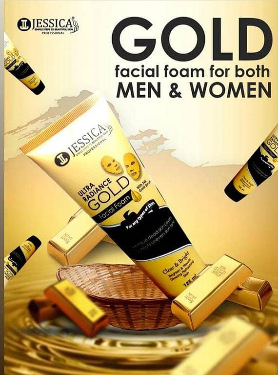 Jessica 24K Gold Facial Cleanser - 125ml