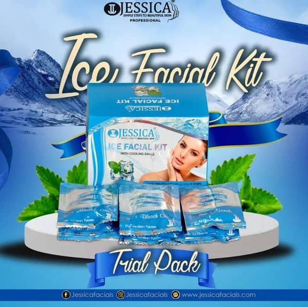 Jessica Ice Cool Facial Small Trial Kit - Includes 6 Sachets