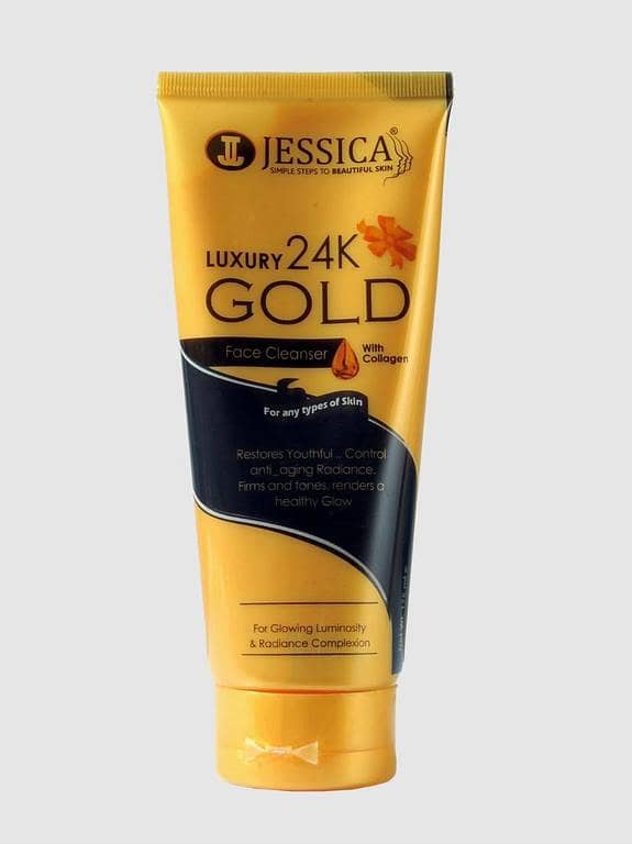 Jessica 24K Gold Facial Cleanser, 175ml - Luxury Skincare Solution