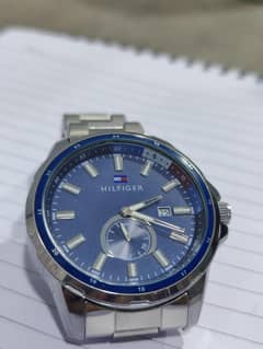 Tommy Hilfiger Men’s Quartz Stainless Steel Blue Dial 46mm