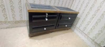 Bed , mattress ,side Tables , Dressing set