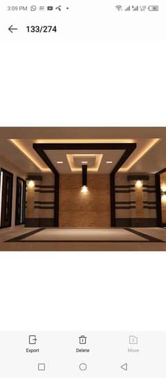 ceiling work any different decoration contact me