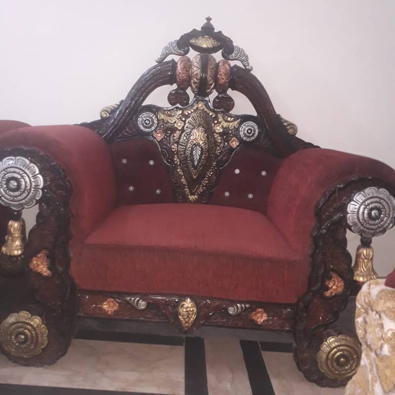 sofa set / 5-seater sofa set / 3- center table / glass top tables 5