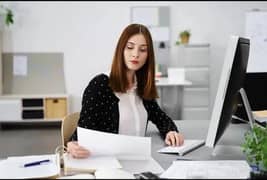 Office work 5 male 3 Female Required in office