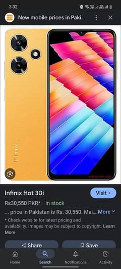 infinix Hot 30i 4)128  Gb only phone no open no box