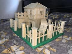 Ice cream stick house 