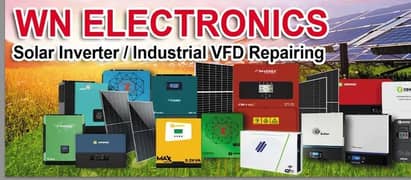 solar Inverter VFD PLC HMI power supply module mppt  repairing