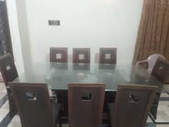 8 seater full shesham dinning table