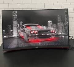 240 HZ, "27"Inch 0.5 MS Borderless Curved Gaming Monitor.
