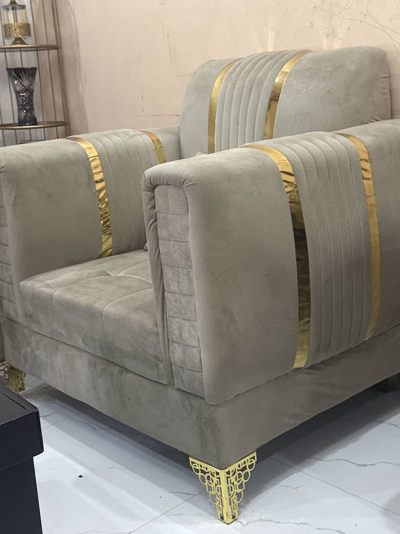 6 seater sofa set with table 1