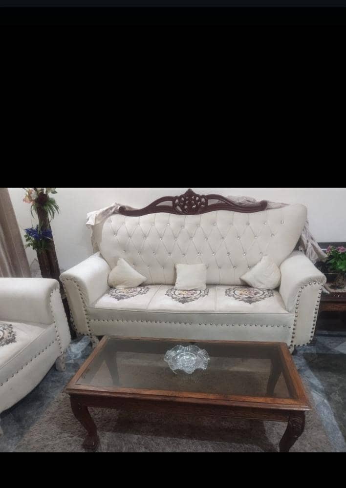 5 seatr sofa set with 3 piece table set 1