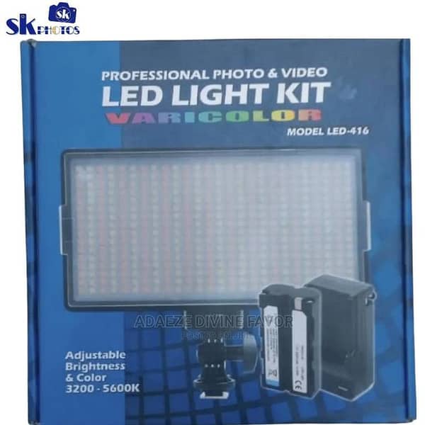 LED Light 416 – Professional Photo Video LED Light Kit
