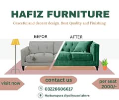 Sofa poshish // Furniture polish // sofa repair// wall poshish