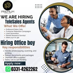 Hiring Female Staff / Telesales agents /CSR JOBS