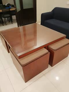 Center table with stools for sale