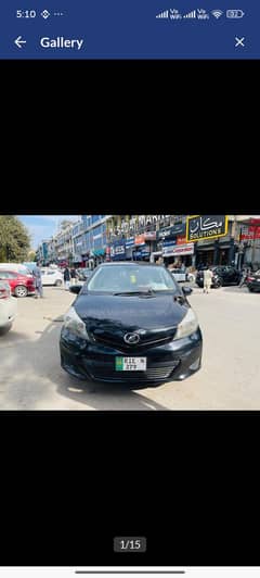 Vitz 2012 model 2016 registered