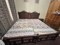 2 Single Beds for Sale with Matress